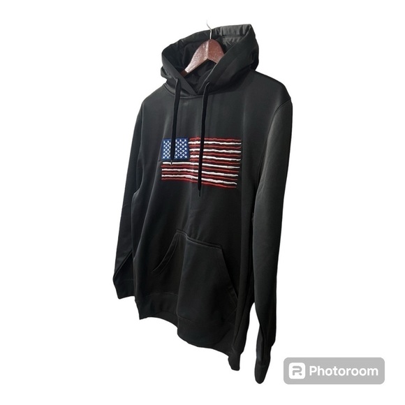 Ranger American Flag Hoodie Size M Unisex - Picture 2 of 9